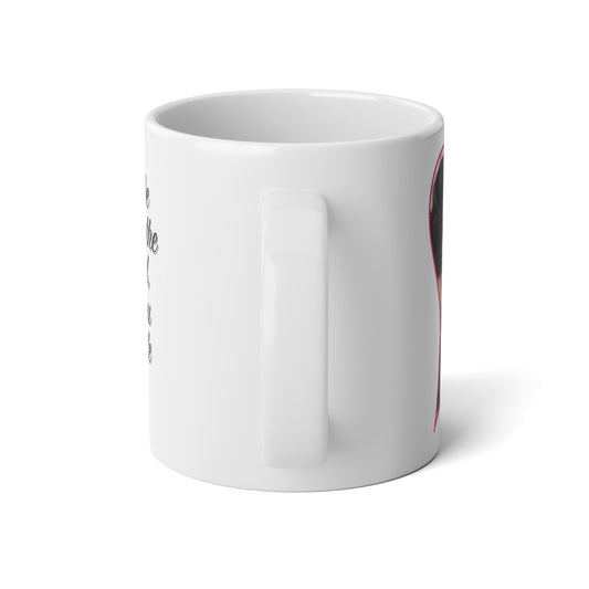 Personalized Mothers Day Jumbo Mug Custom Photo Heart Coffee Cup With Name and Date Keepsake Gift 20oz