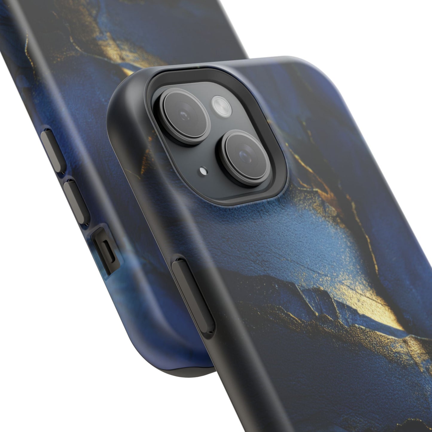 Phone Case - Blue and Gold 8k HD Design - Magnetic Tough Cases Printify