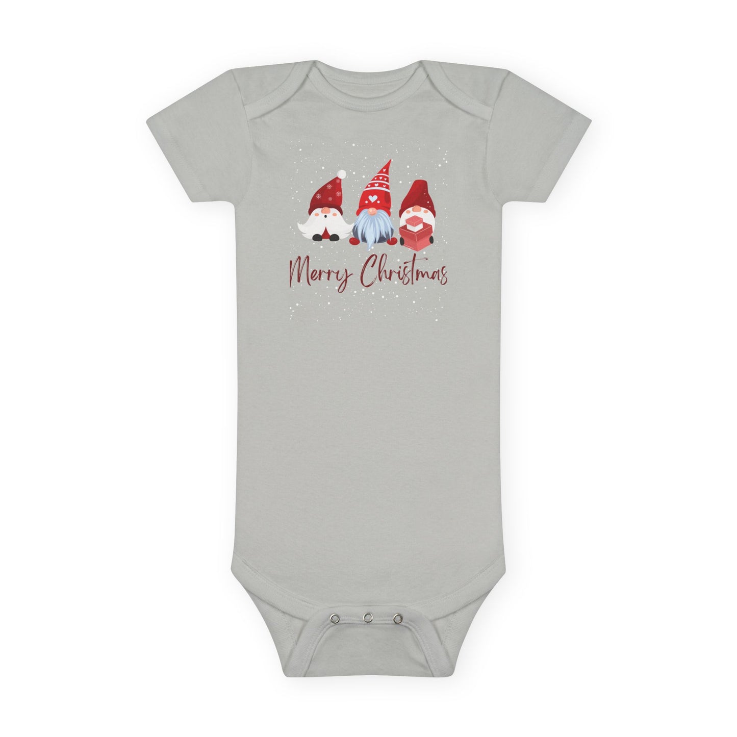 Baby Onesie Gnome Merry Christmas