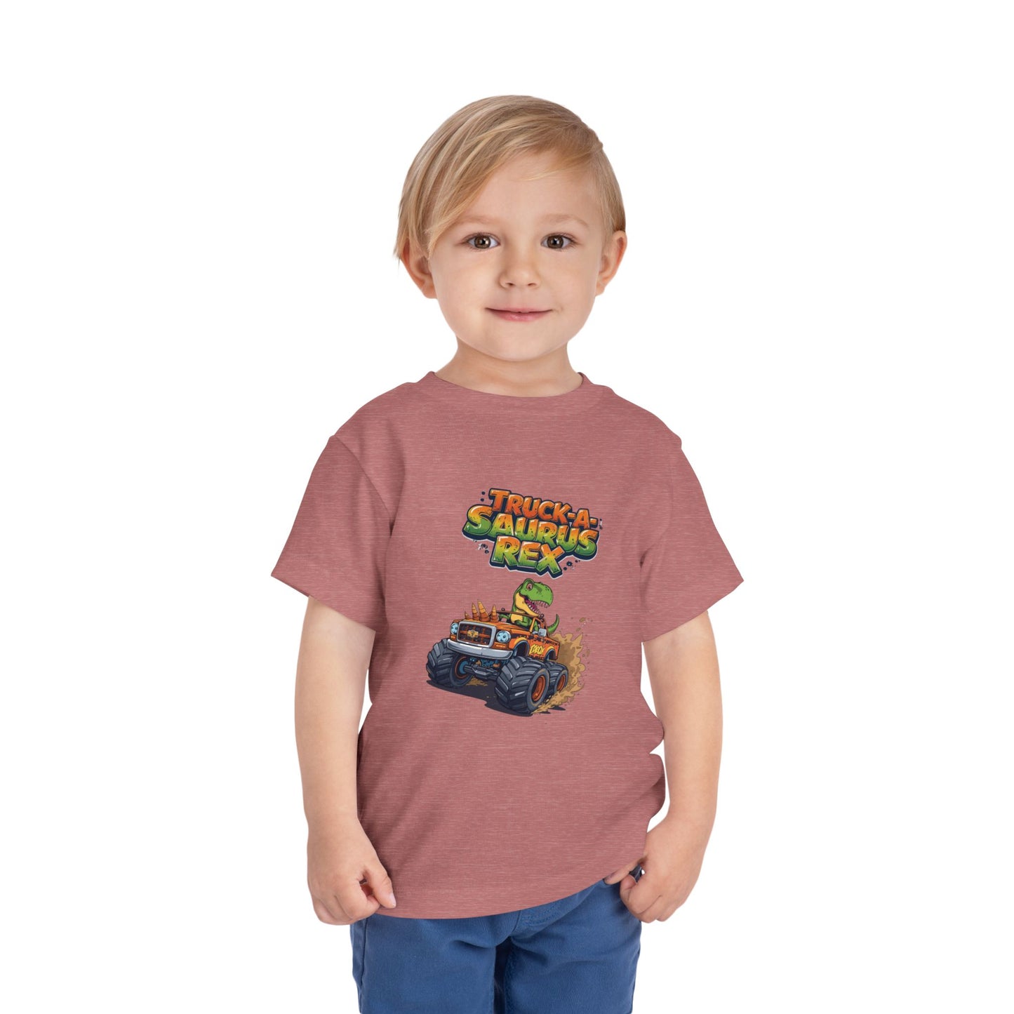 Truck-a-Saurus Rex Kids Tee | Fun Dinosaur T-Shirt, Toddler Gift, Birthday Outfit, Playtime, Summer Wear, Dino Lover Shirt
