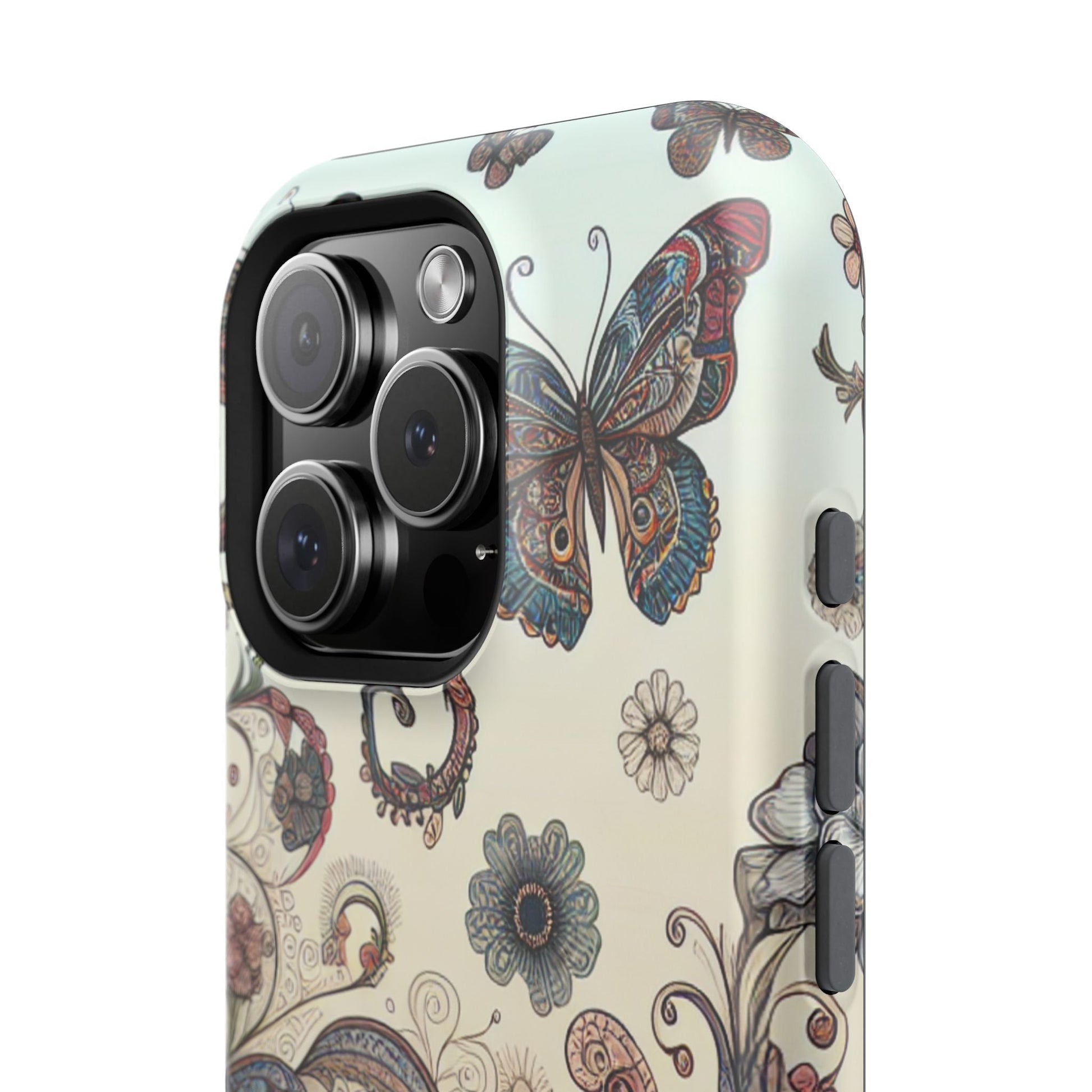 Phone Cases Whimsical Butterflies and Sunflowers Design Printify