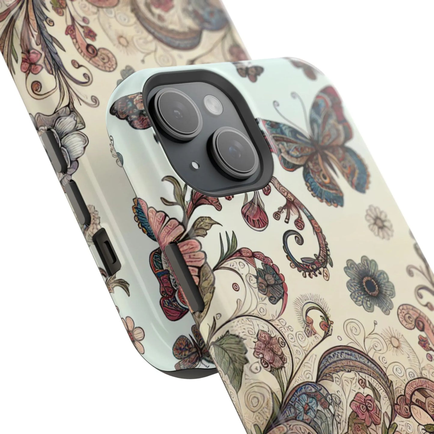 Phone Cases Whimsical Butterflies and Sunflowers Design Printify