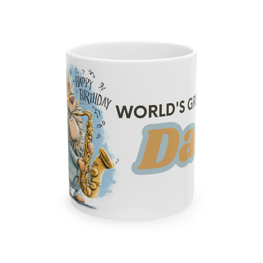 Customizable Birthday Lion Mug