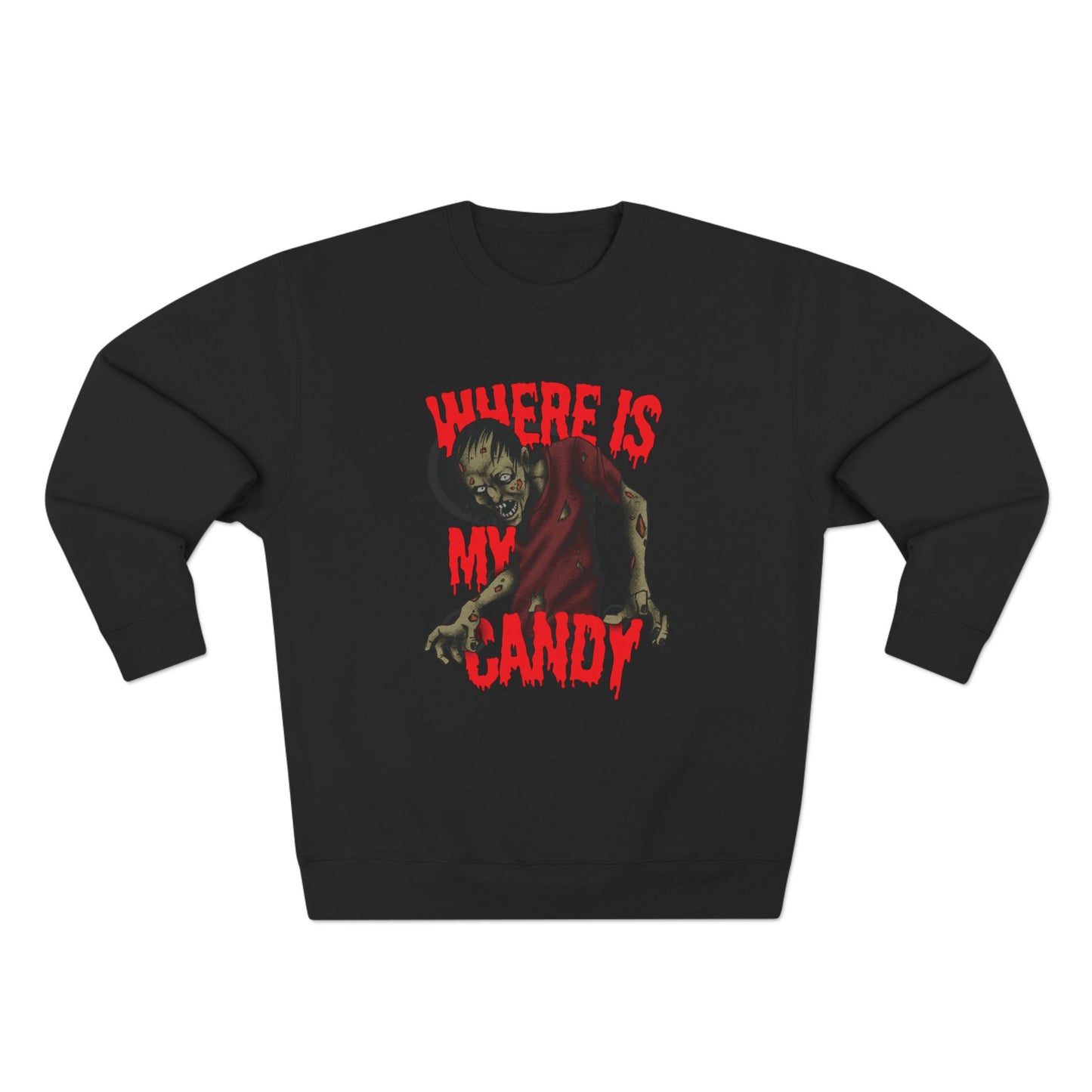 Spooky Halloween Crewneck Sweatshirt with Zombie Design | Unisex Graphic Sweater | Where Is My Candy | Fall Fashion, Halloween Gift, [...]