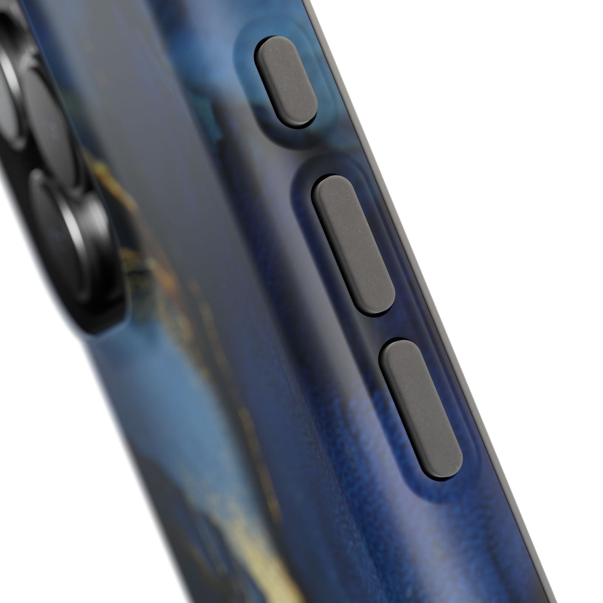 Phone Case - Blue and Gold 8k HD Design - Magnetic Tough Cases Printify