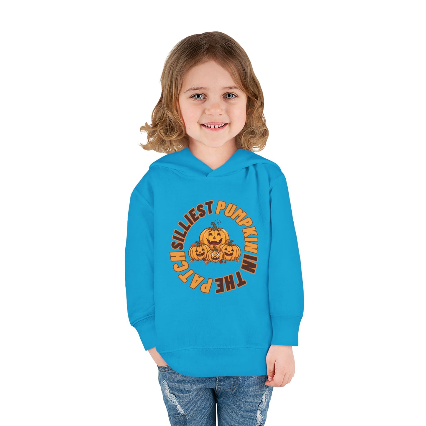 Silliest Pumpkin in the Patch Toddler Hoodie | Funny Fall Halloween Pullover Sweatshirt