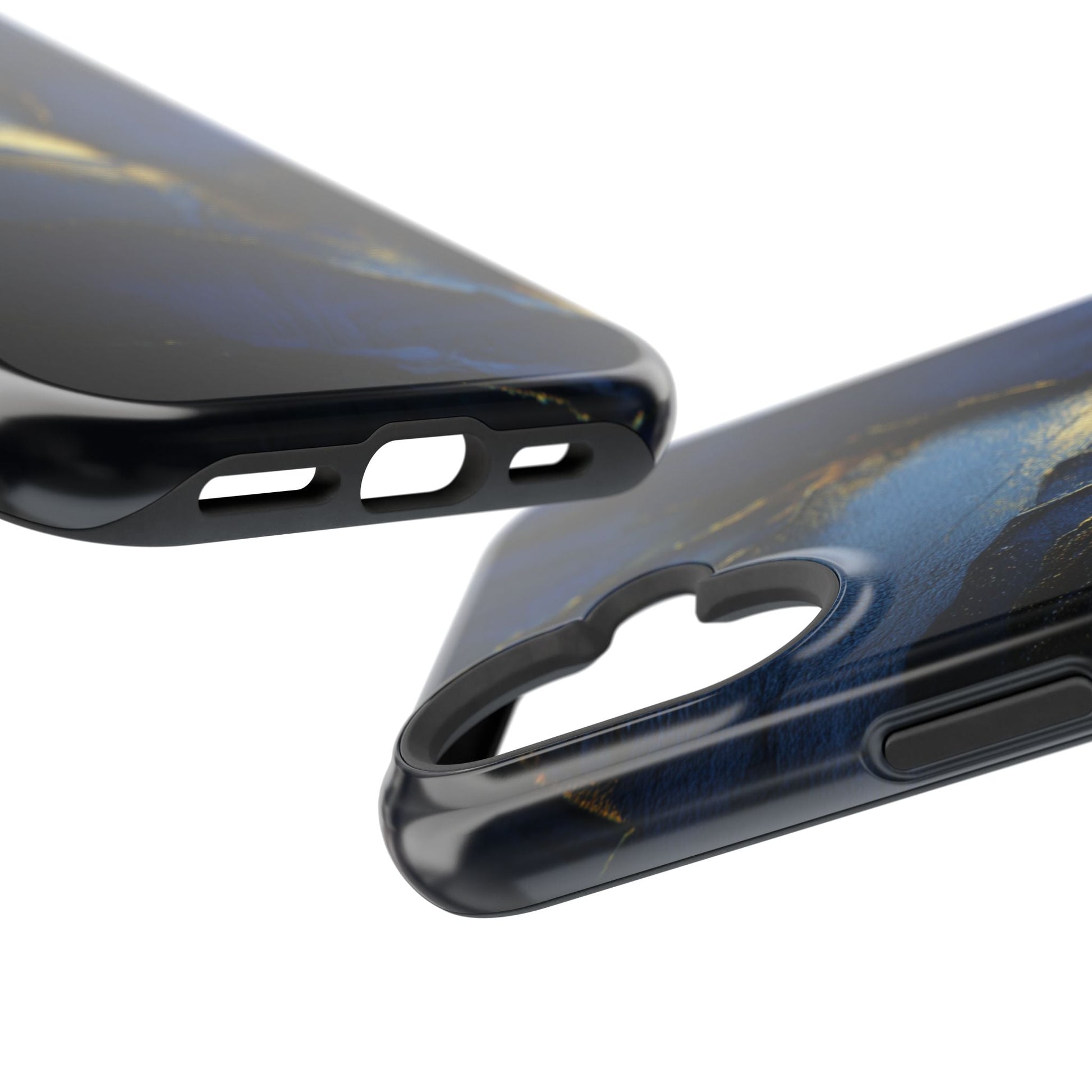 Phone Case - Blue and Gold 8k HD Design - Magnetic Tough Cases Printify