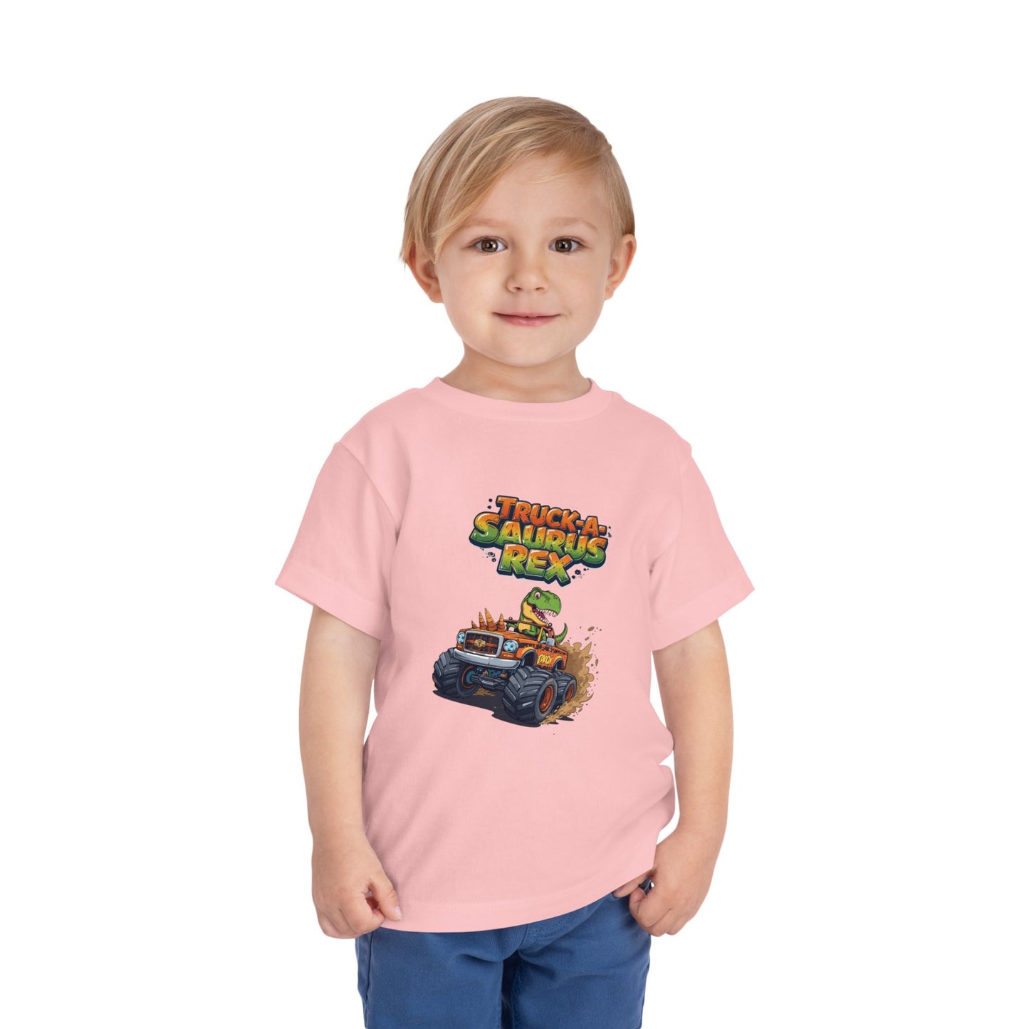 Truck-a-Saurus Rex Kids Tee | Fun Dinosaur T-Shirt, Toddler Gift, Birthday Outfit, Playtime, Summer Wear, Dino Lover Shirt