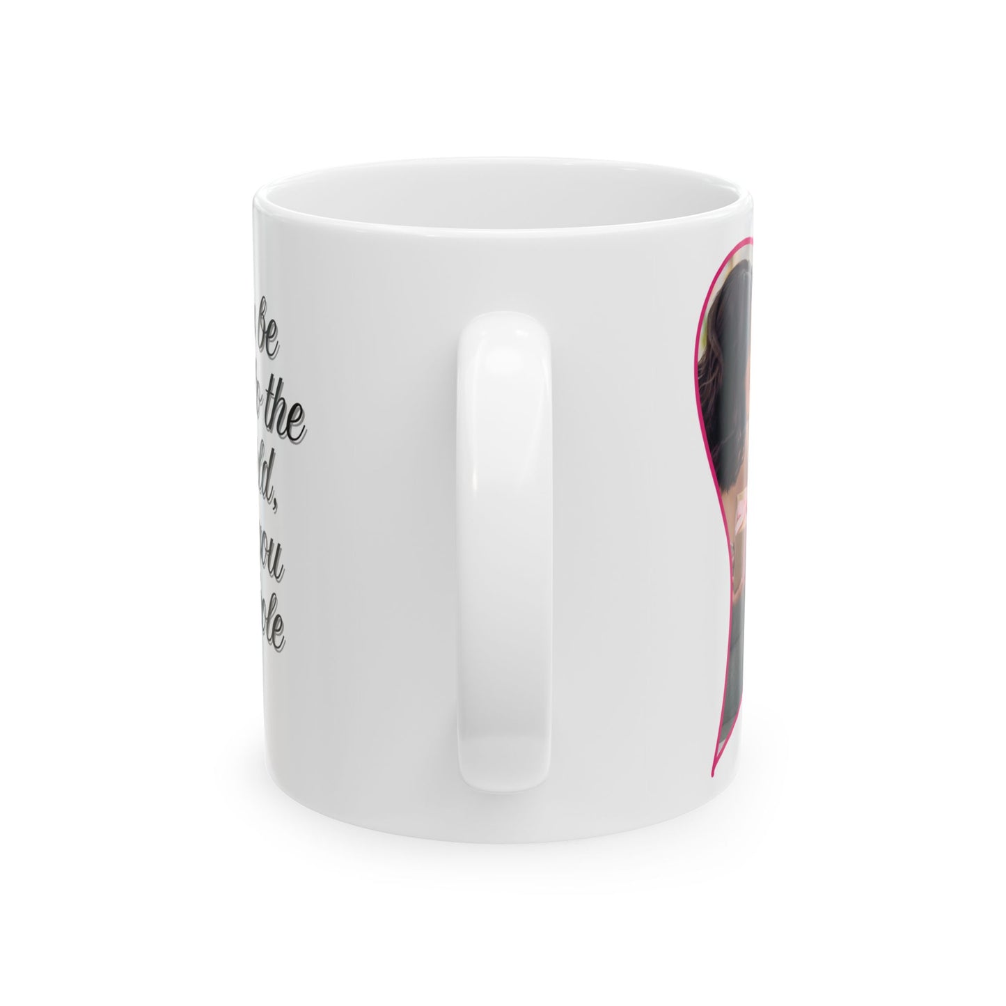 Personalized Mothers Day Mug Custom Photo Heart Coffee Cup With Name and Date Keepsake Gift 11oz 15oz