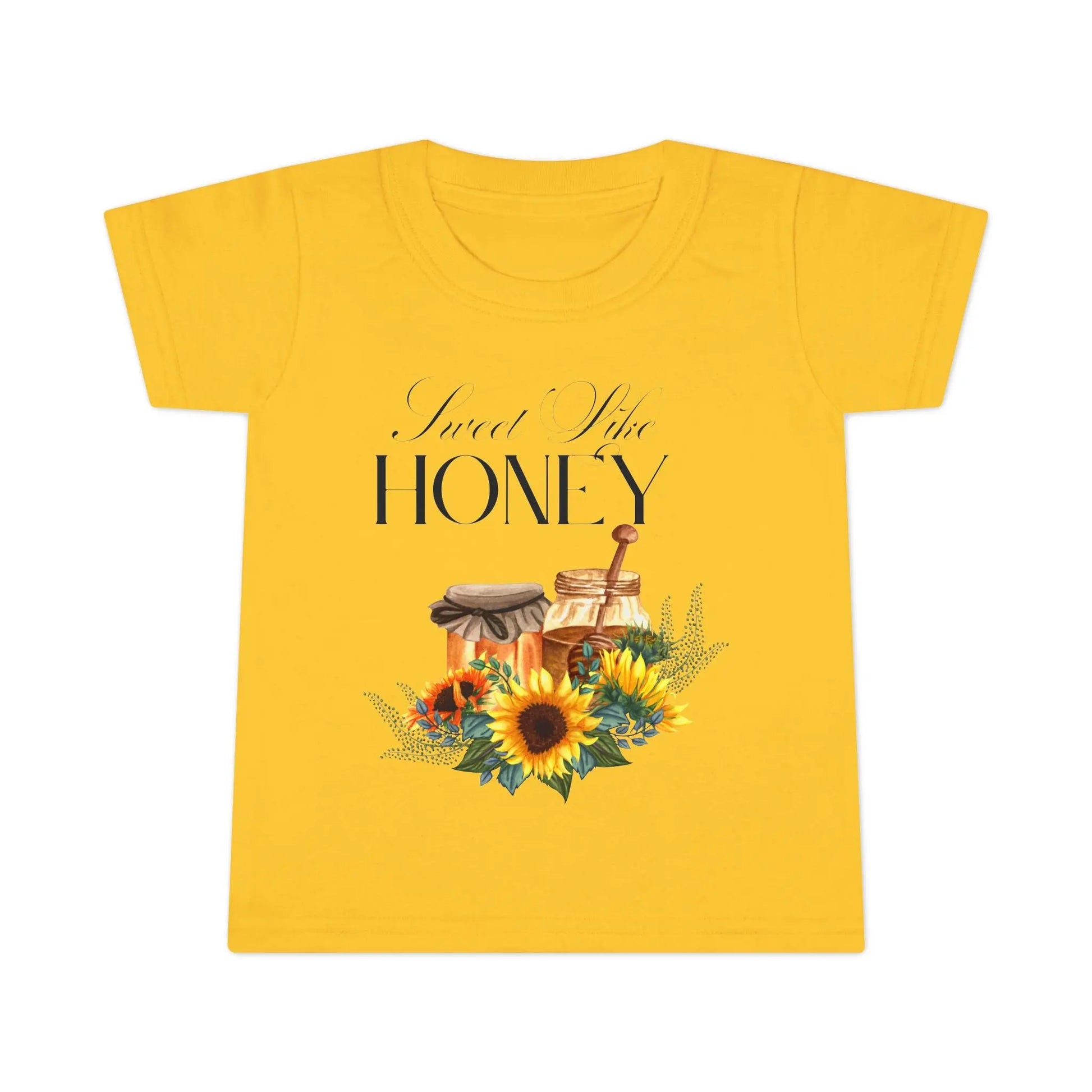 Sweet Like Honey Toddler T-Shirt, Cute Kids Apparel, Gift for Birthdays, Summer Outings, Family Gatherings, Playtime Printify