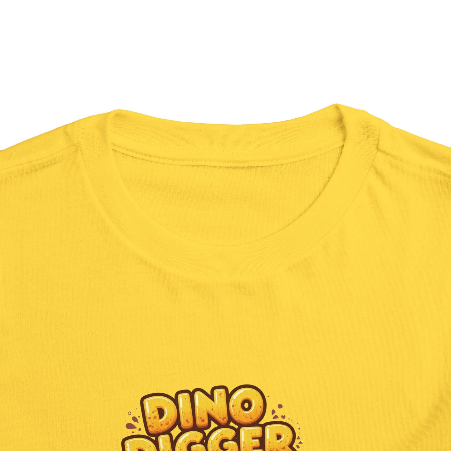 Dino Digger Toddler Tee - Fun Dino Excavator T-Shirt, Kids Gift, Birthday Outfit, Playwear, Cute Dinosaur Apparel
