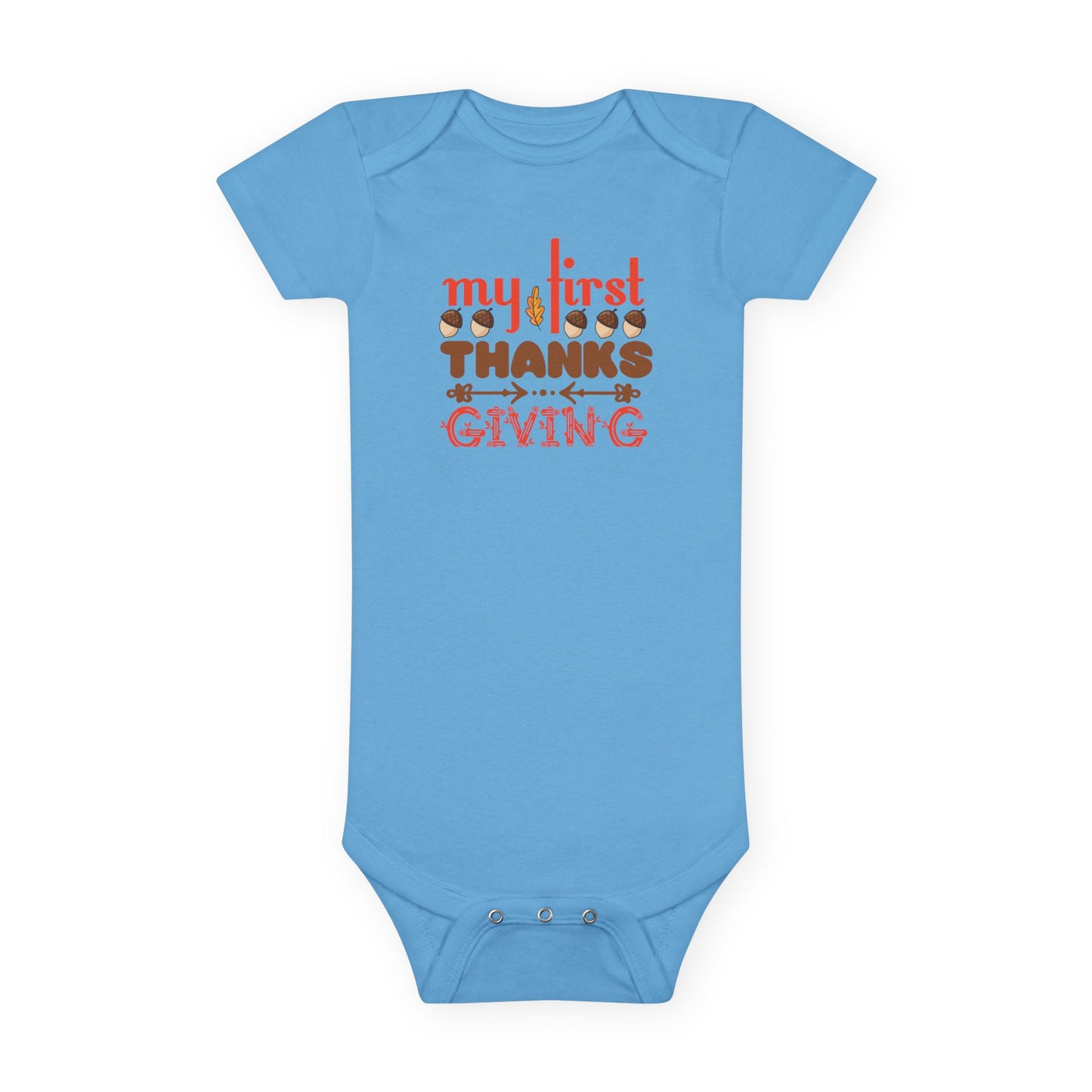 Thanksgiving Baby Onesie, My First Thanksgiving Gift, Cute Baby Outfit, Holiday Baby Clothes, Newborn Thanksgiving Apparel