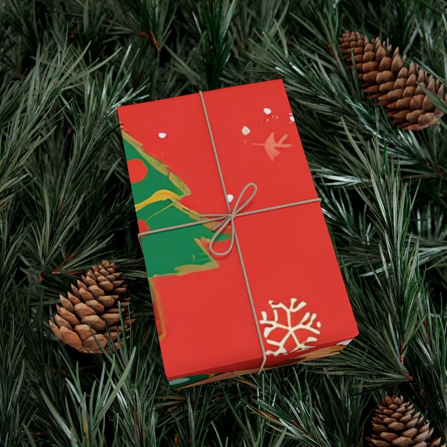 Emoji Christmas Wrapping Paper – Fun Holiday Gift Wrap for Kids with Santa, Snowman & Reindeer Faces