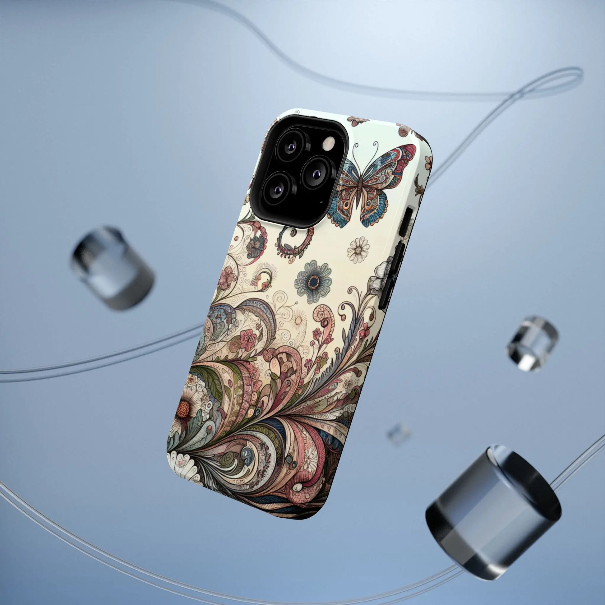 Phone Cases Whimsical Butterflies and Sunflowers Design Printify