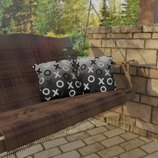 Modern Outdoor Pillows, Cozy Patio Decor, Minimalist XO Design Throw Cushions, Garden Accessories, Outdoor Living Essentials, Stylish Home Decor A Lid for Every Pot ~Everyday Designz~