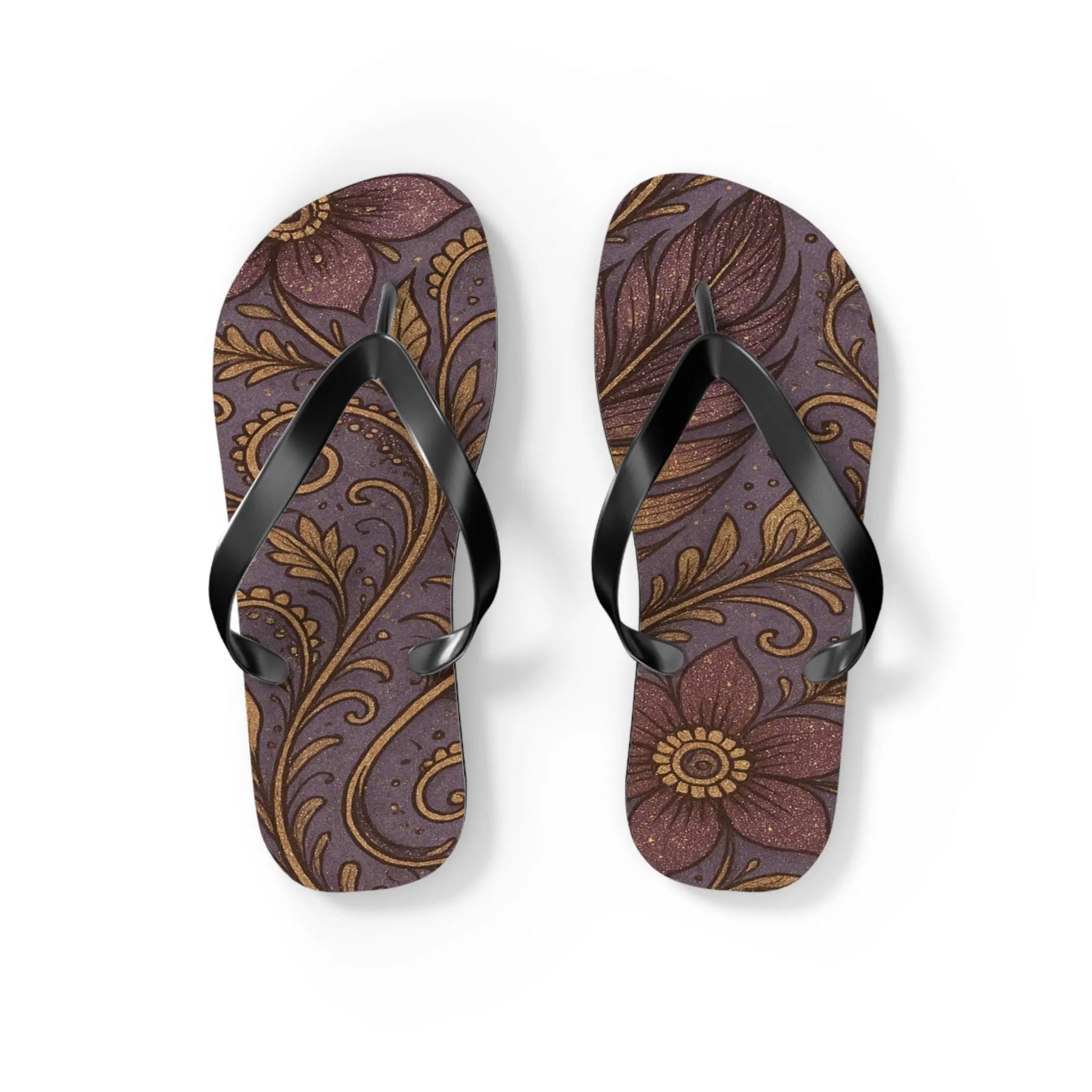 Bohemian Flip Flops | Vibrant Summer Sandals, Beach Footwear, Outdoor Style, Vacation Essentials, Festival Ready Printify