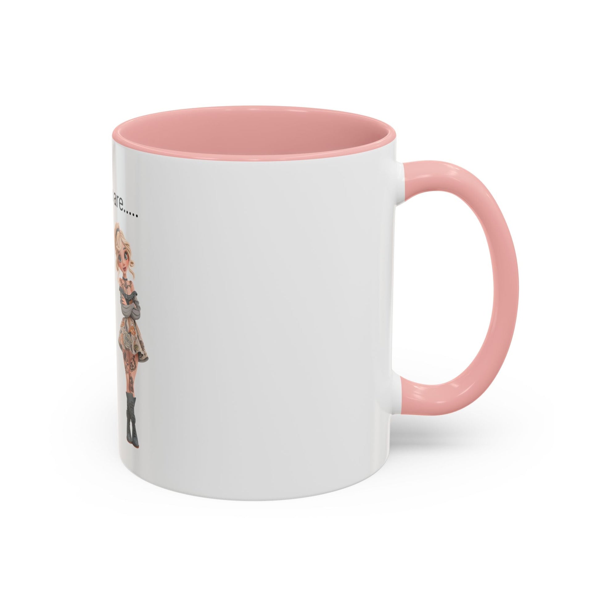 Funny IDGAF Mug, Sarcastic Coffee Cup, Design on (Front) Novelty Gift for Friends, Coworkers, 11oz, 15oz Printify