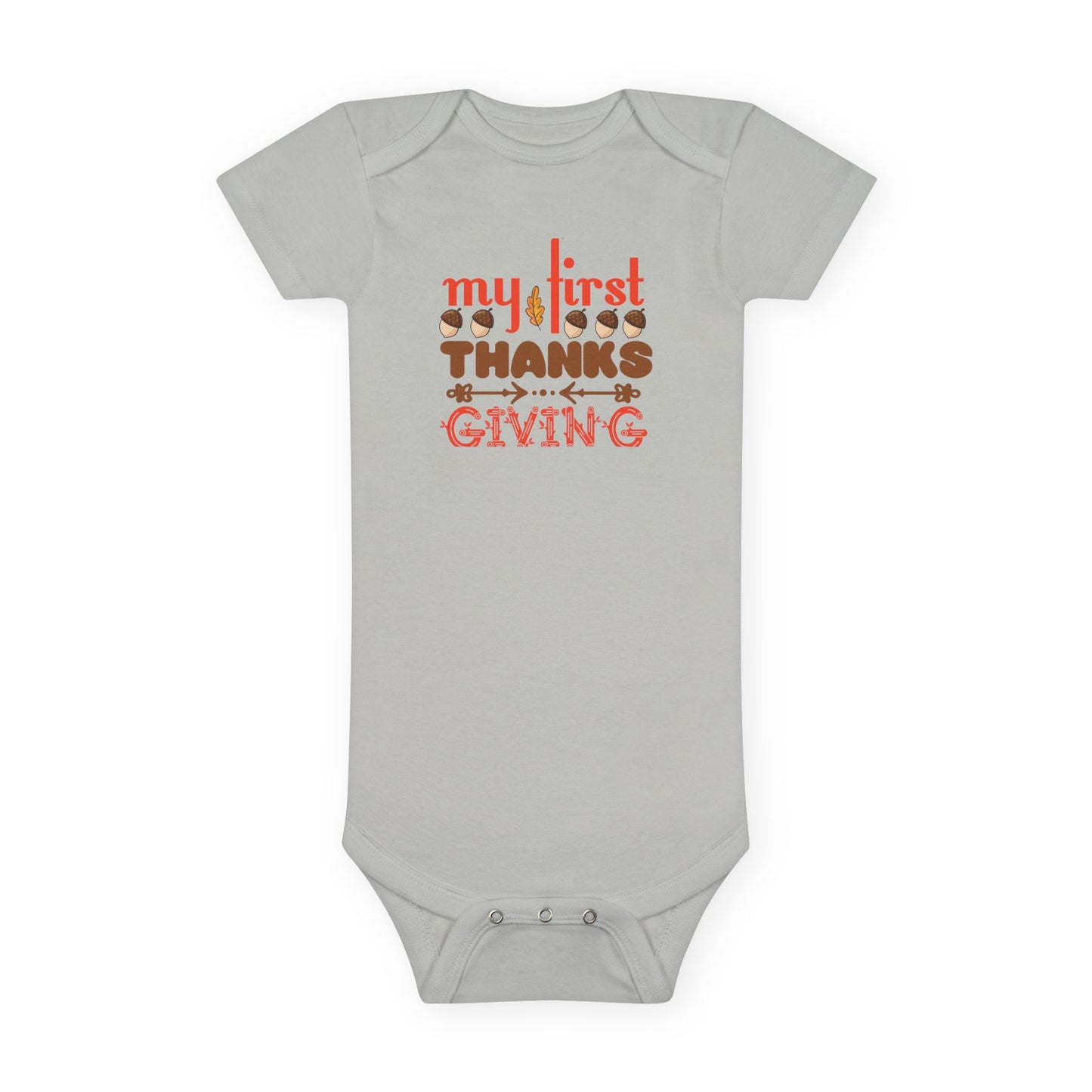 Thanksgiving Baby Onesie, My First Thanksgiving Gift, Cute Baby Outfit, Holiday Baby Clothes, Newborn Thanksgiving Apparel