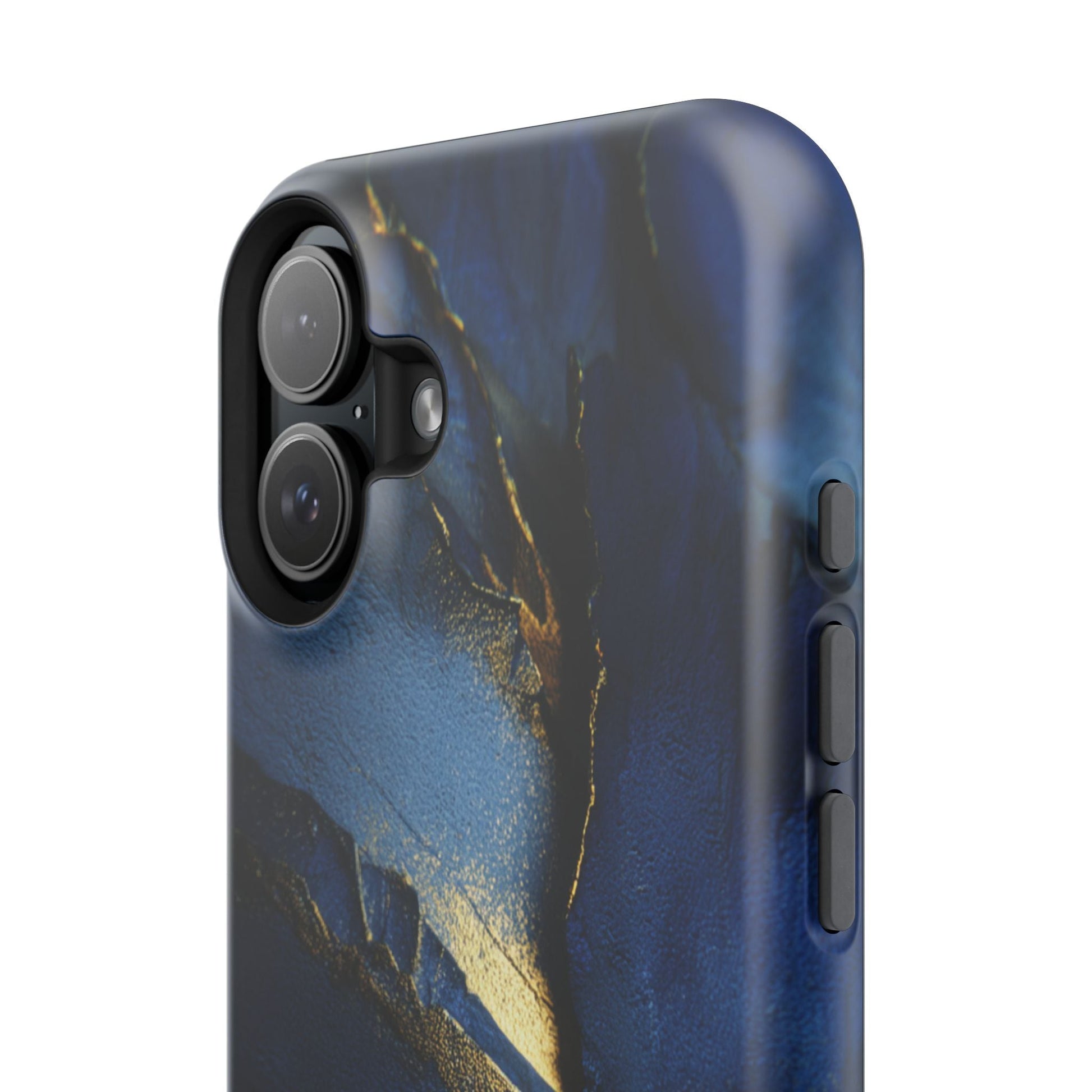 Phone Case - Blue and Gold 8k HD Design - Magnetic Tough Cases Printify