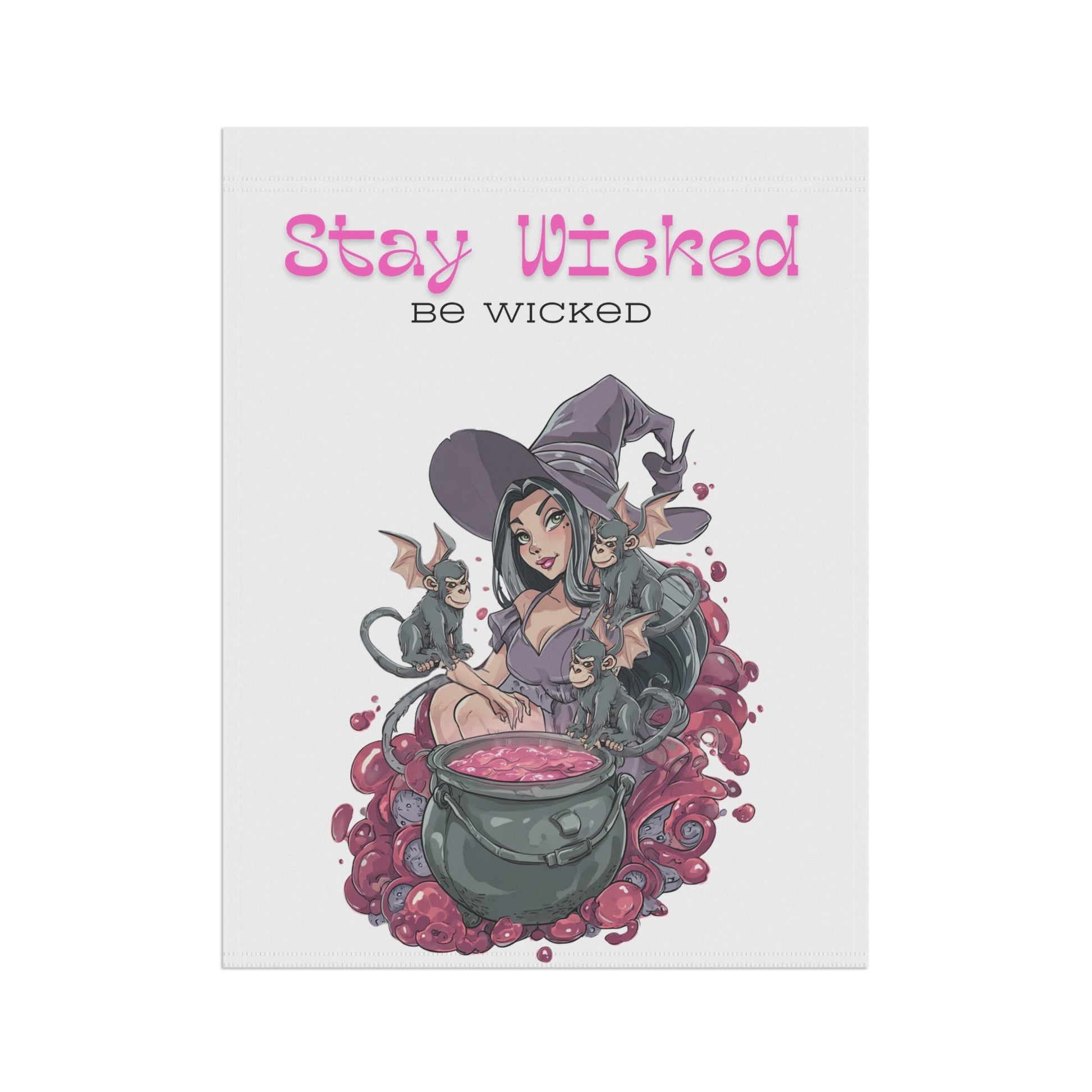 Banner - Whimsical Witch 'Stay Wicked Be Wicked' Design Printify