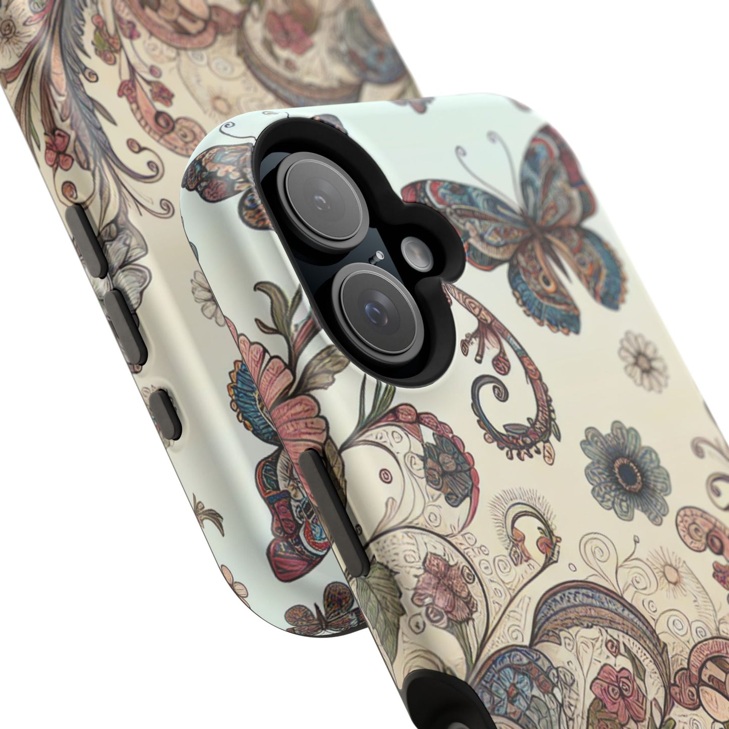 Phone Cases Whimsical Butterflies and Sunflowers Design Printify