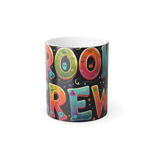 Whimsical Color Morphing Mug - Perfect for Halloween, Cute Gift for Kids, Fun Home Decor, Color Change Mug, Coffee Lover's Secret Printify