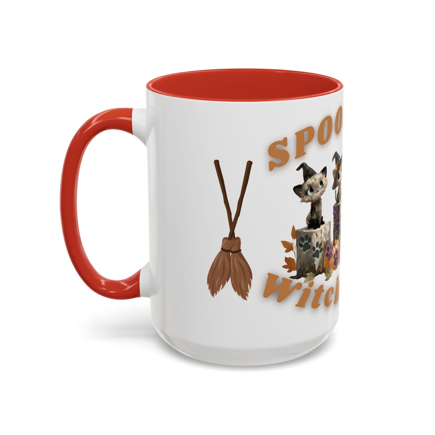 Spooky Black Cat Coffee Mug, Halloween Mug, Fall Decor, Cat Lover Gift, Witchy Paws, Seasonal Mugs