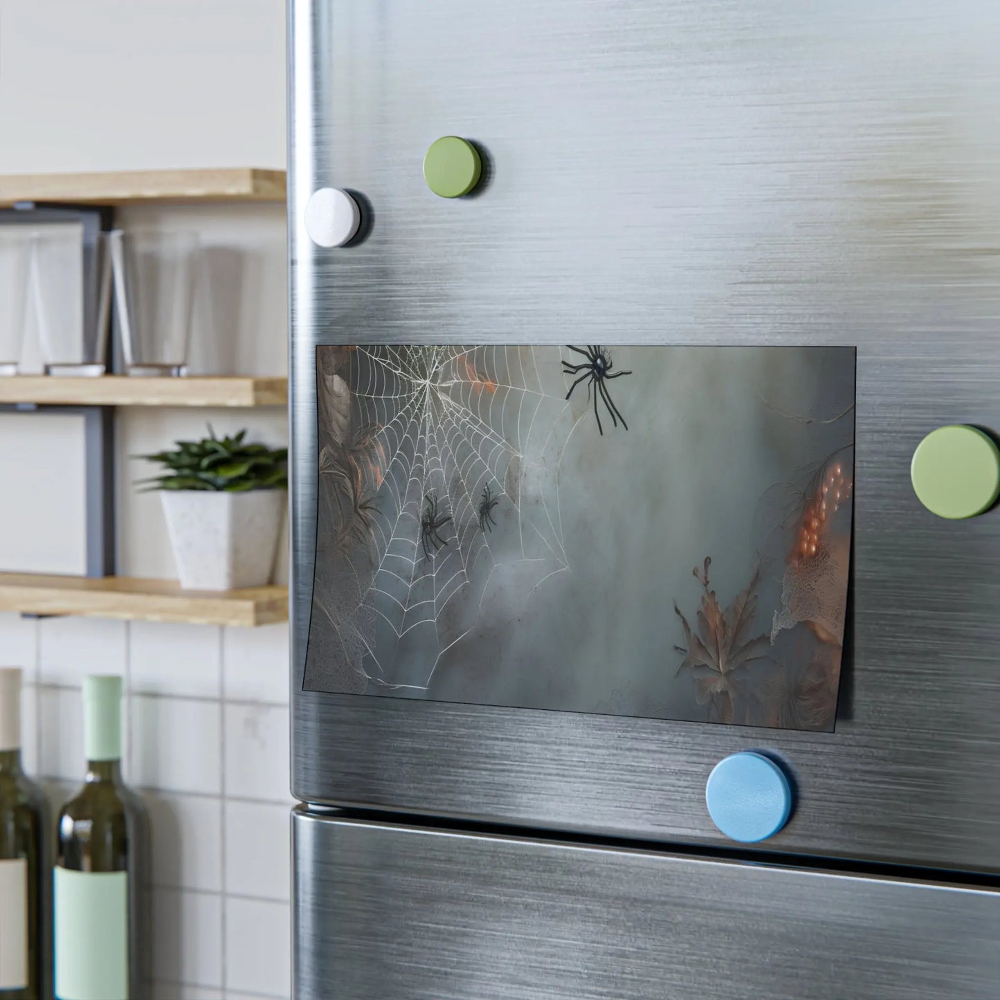 Note Pads - Spooky Spider and Web Design Halloween Stationery Printify