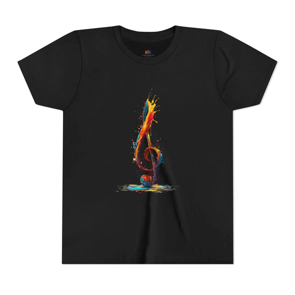 Youth Music Note Tshirt, Colorful creative Tee, A Lid for Every Pot ~Everday Designz~