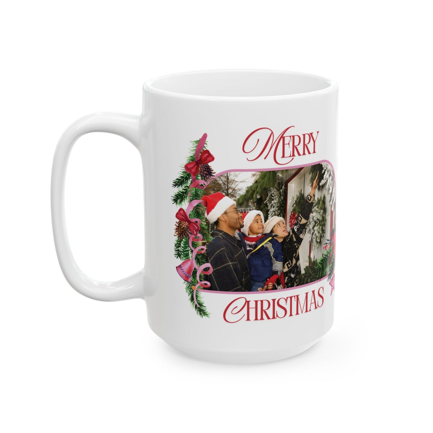Personalized Photo Christmas Mug (11oz, 15oz)
