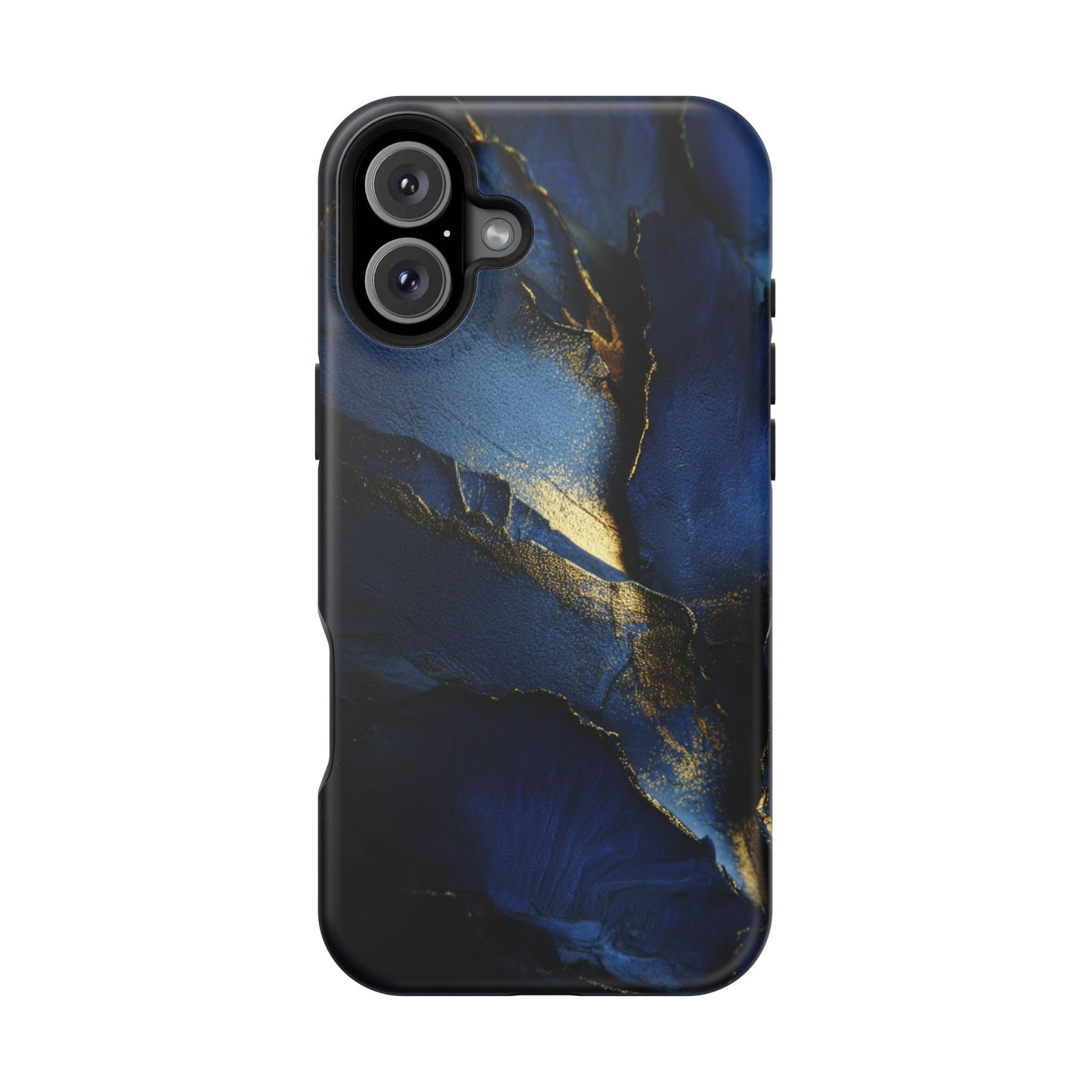 Phone Case - Blue and Gold 8k HD Design - Magnetic Tough Cases Printify