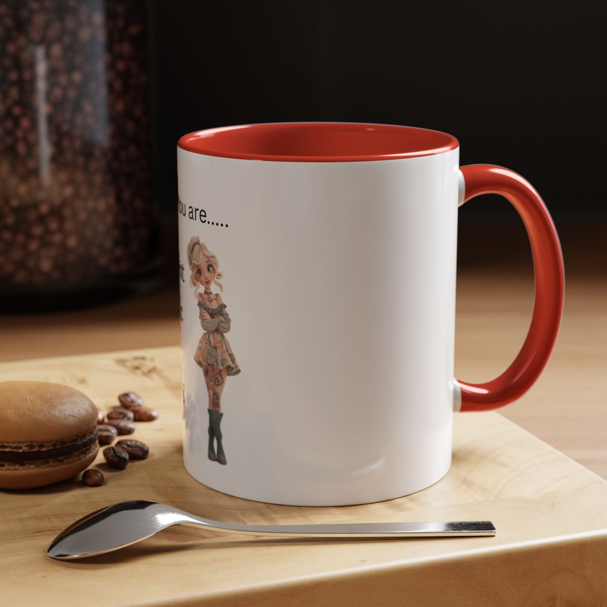 Funny IDGAF Mug, Sarcastic Coffee Cup, Design on (Front) Novelty Gift for Friends, Coworkers, 11oz, 15oz Printify