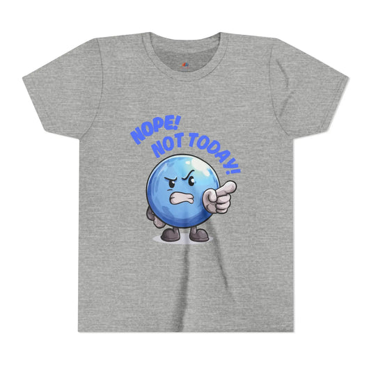 Funny Emoji Nope Not Today Youth Tee A Lid for Every Pot ~Everyday Designz~