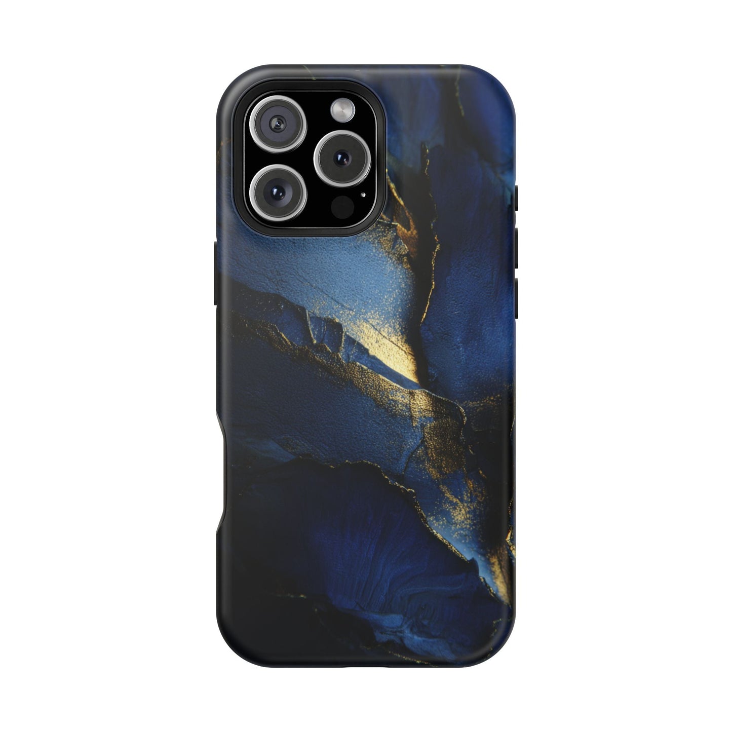 Phone Case - Blue and Gold 8k HD Design - Magnetic Tough Cases Printify