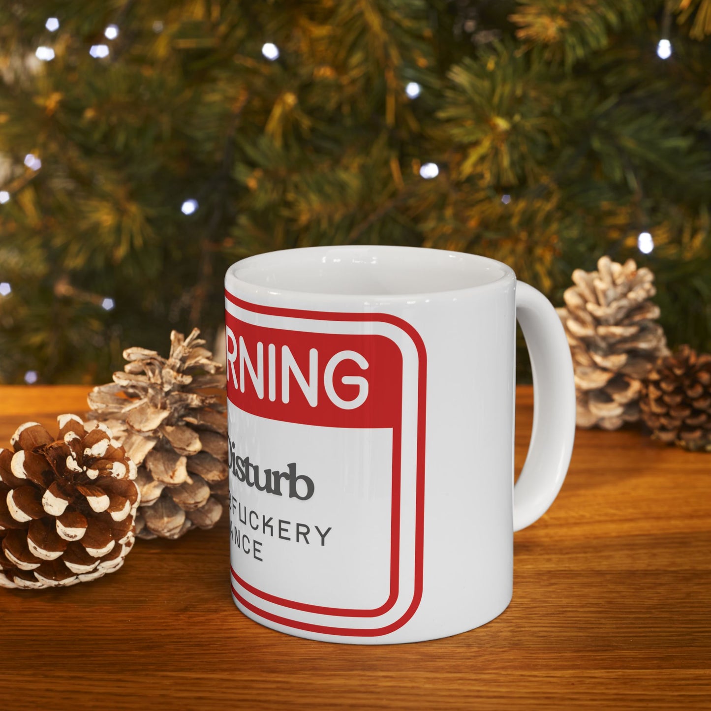 Warning Mug: Do Not Disturb Zero Dumbf**kery Tolerance - Funny Gift for Coffee Lovers, Office Humor, Gag Gift, Personalized Mugs, [...]