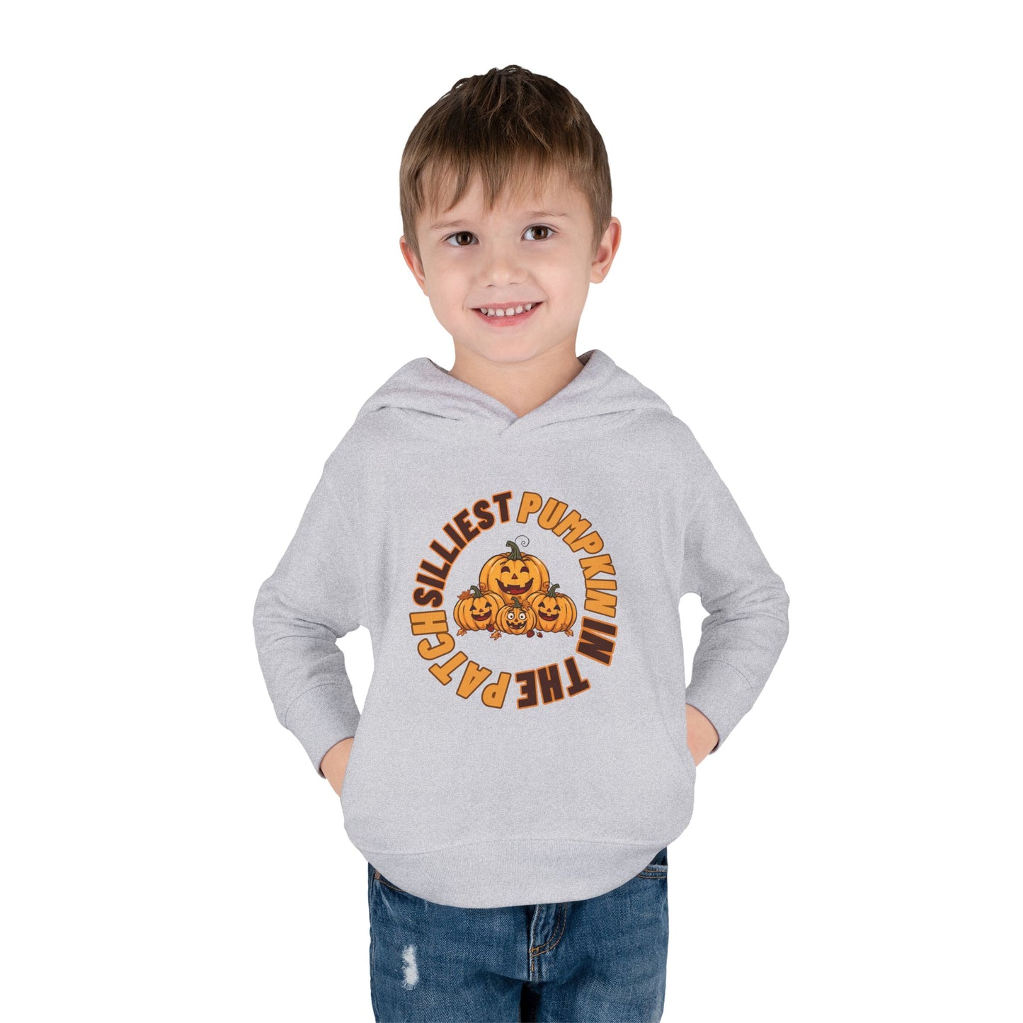 Silliest Pumpkin in the Patch Toddler Hoodie | Funny Fall Halloween Pullover Sweatshirt