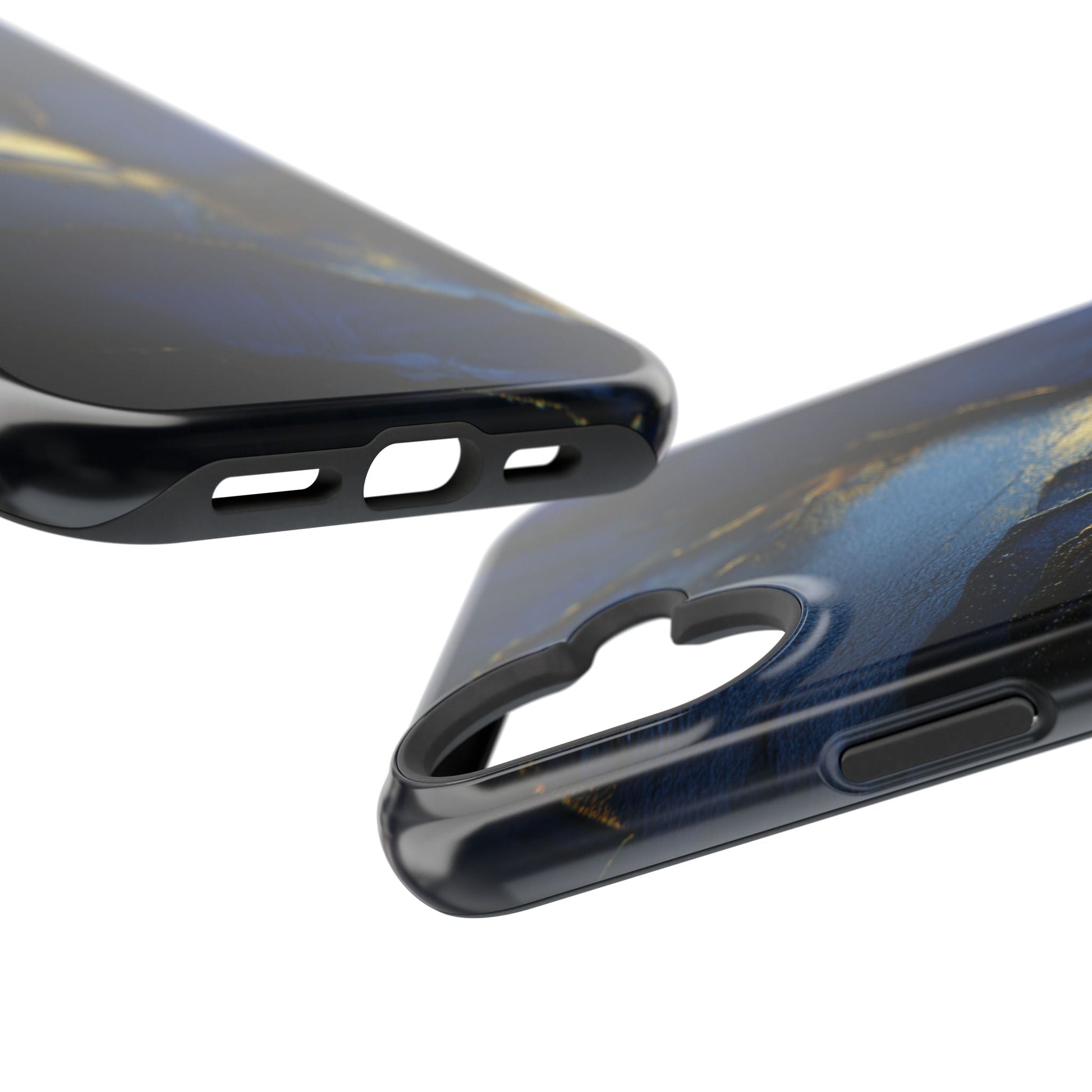 Phone Case - Blue and Gold 8k HD Design - Magnetic Tough Cases Printify