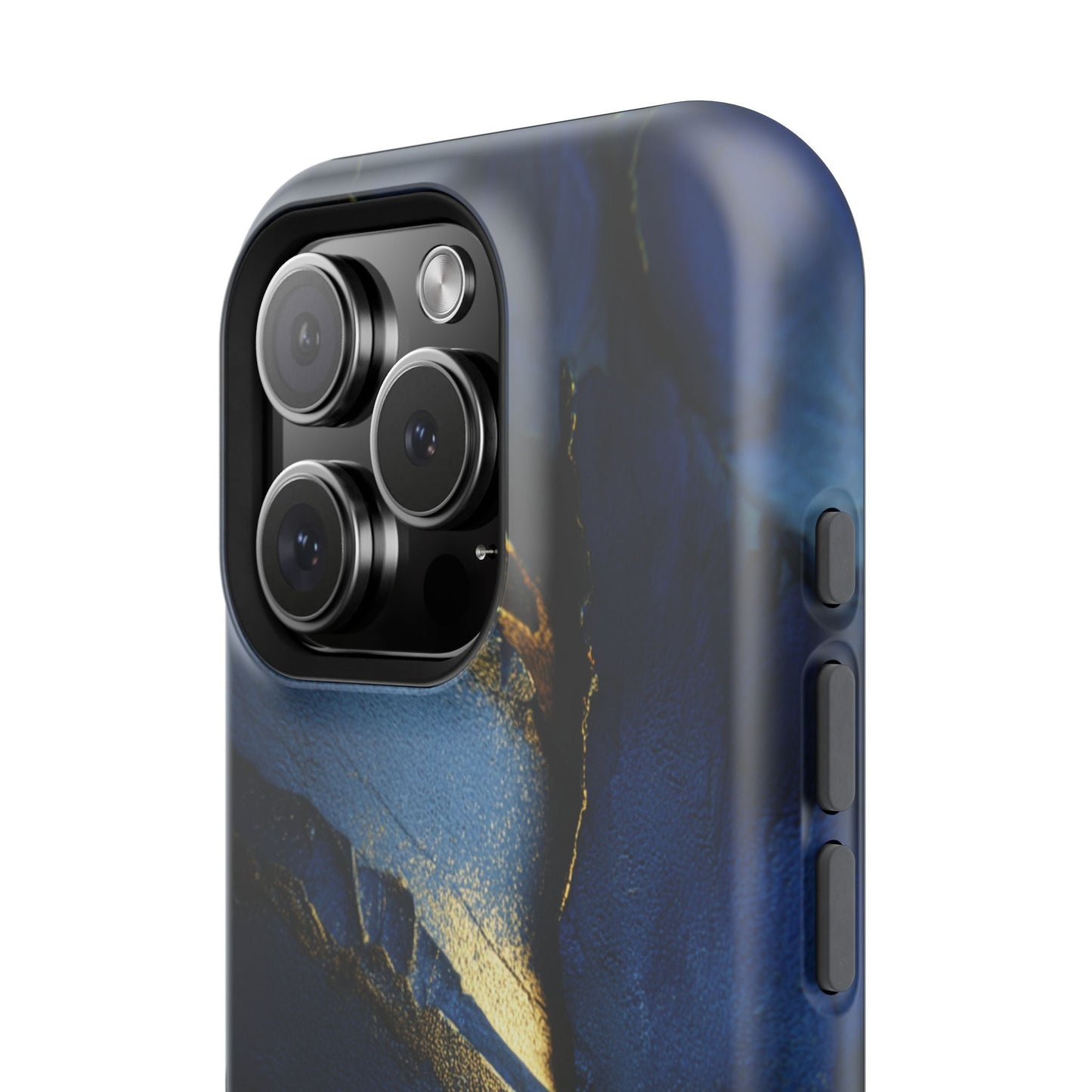 Phone Case - Blue and Gold 8k HD Design - Magnetic Tough Cases Printify