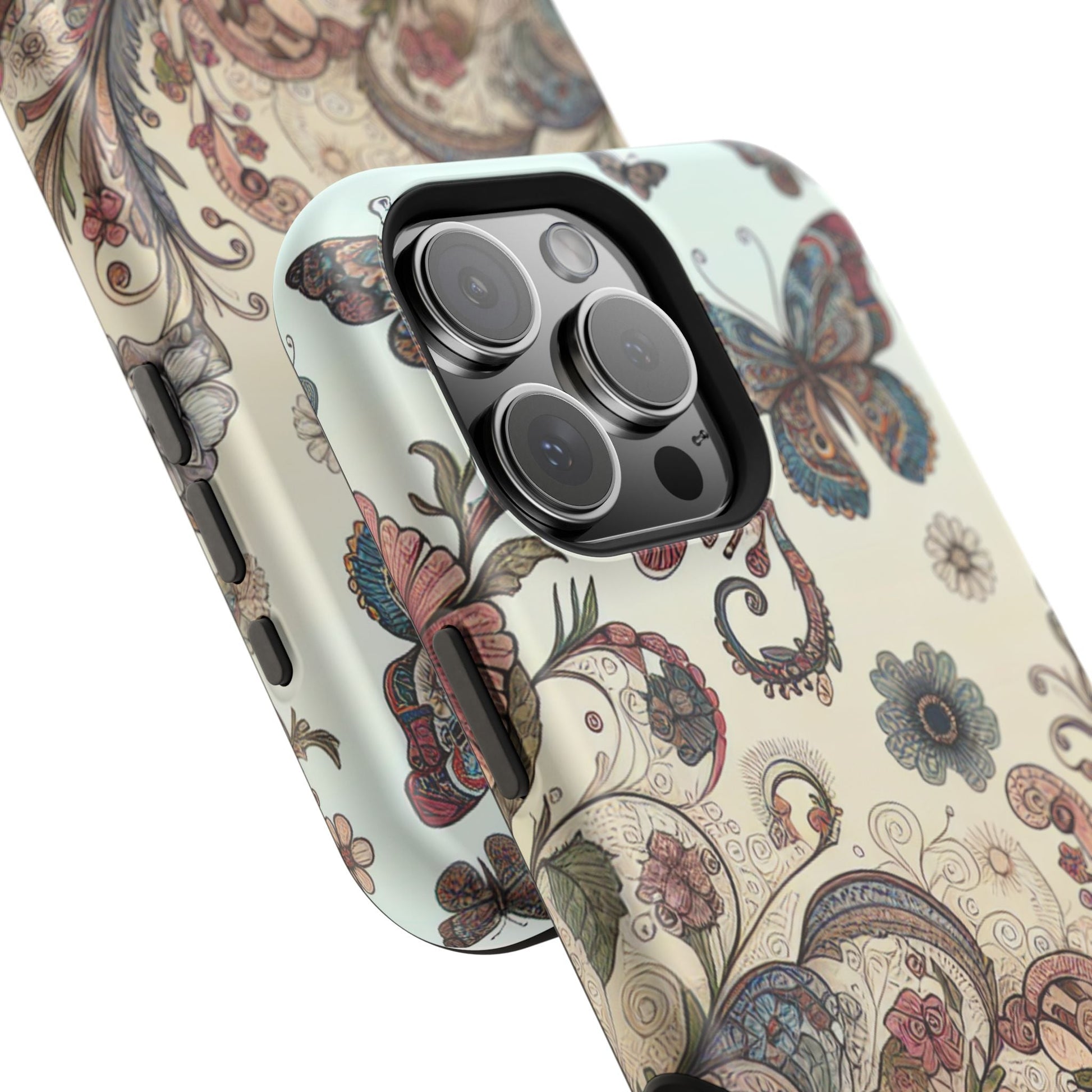 Phone Cases Whimsical Butterflies and Sunflowers Design Printify