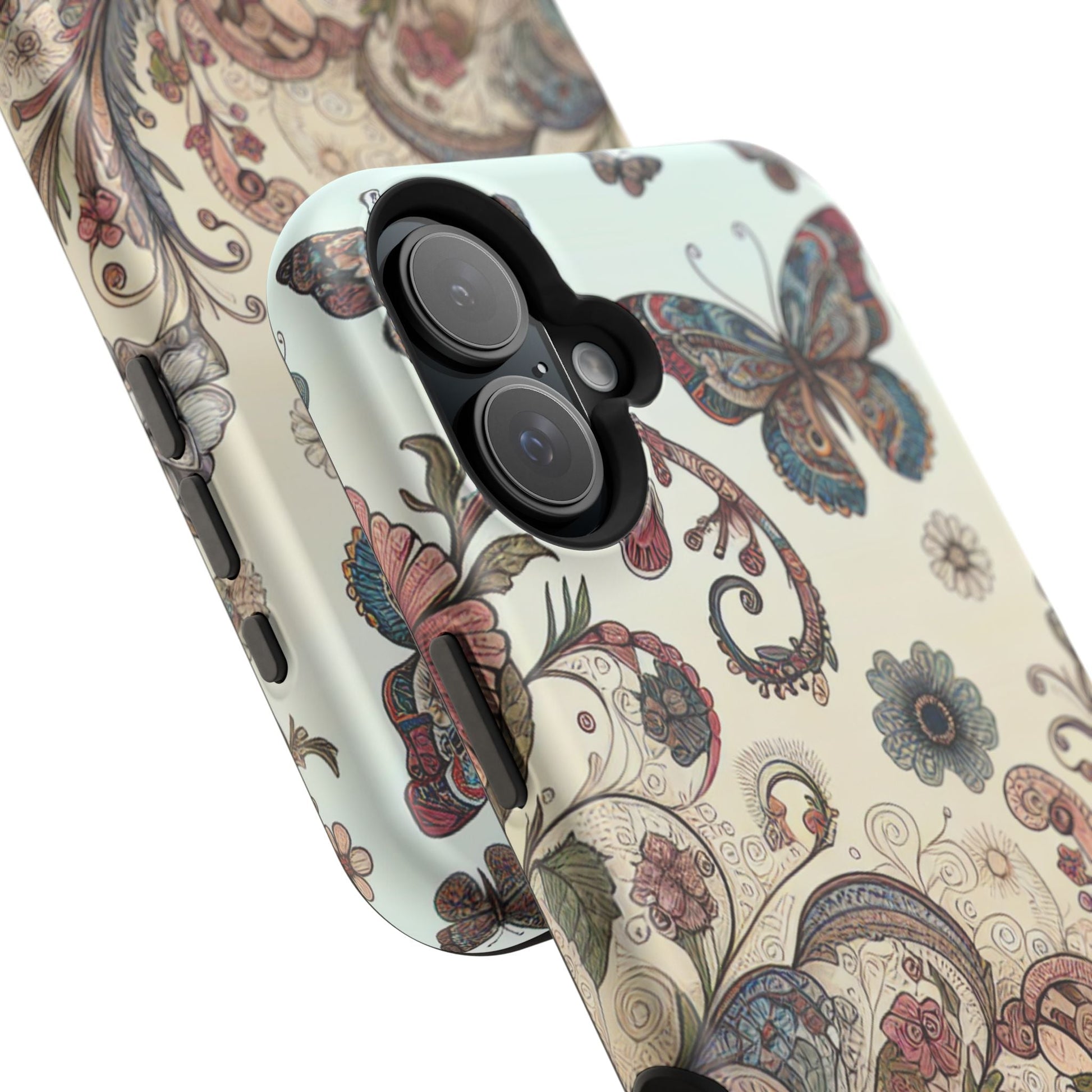 Phone Cases Whimsical Butterflies and Sunflowers Design Printify