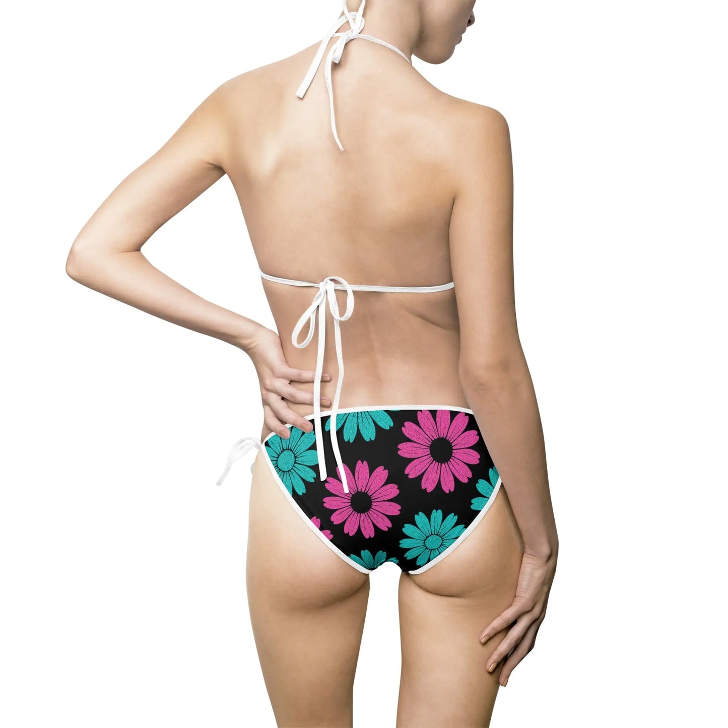 Bikini Swimsuit - Pop Art Floral Design Printify