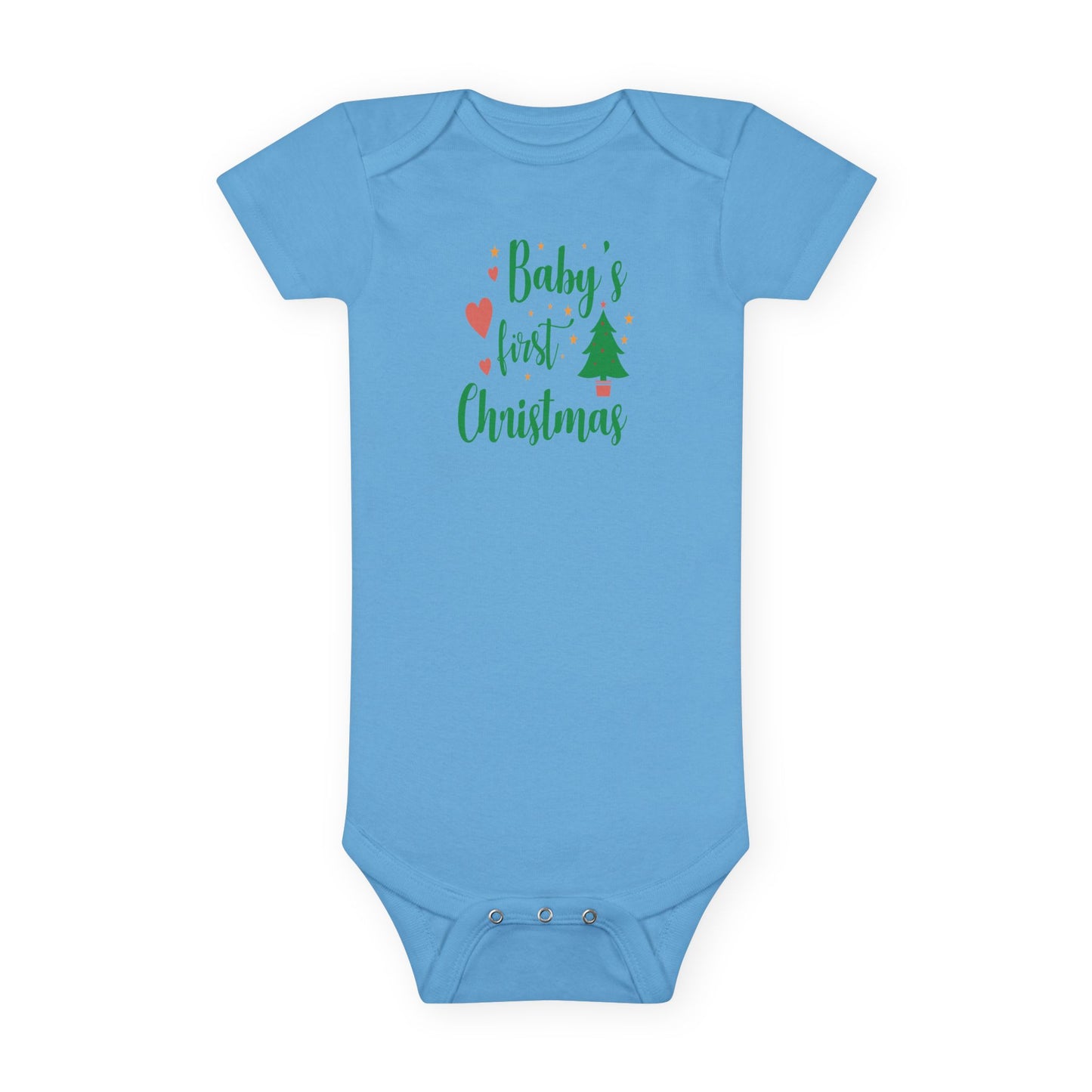 Baby's First Christmas Onesie, Baby Christmas Outfit, Cute Infant Bodysuit, Holiday Gift, Newborn Apparel