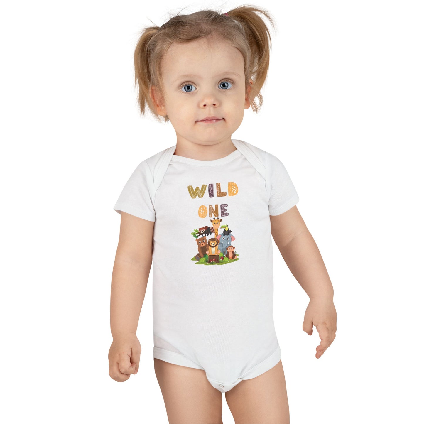 Wild One Baby Onesie® | Cute Animal Baby Bodysuit, Baby Shower Gift, First Birthday Outfit, Unisex Infant Clothing, Nature Lover Babywear