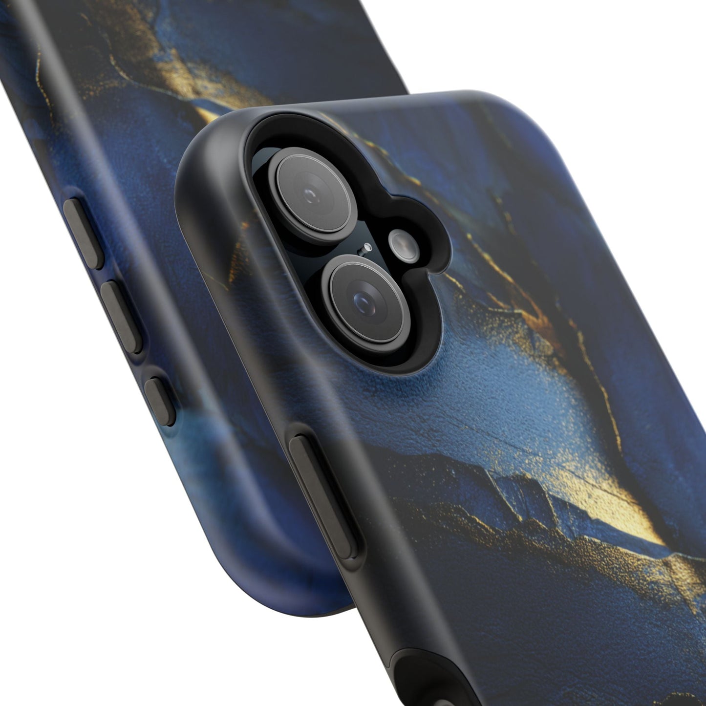 Phone Case - Blue and Gold 8k HD Design - Magnetic Tough Cases Printify