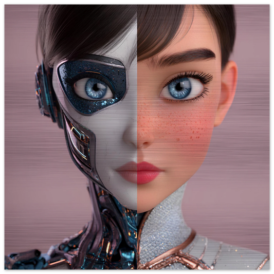 Brushed Aluminum Print 60x60 cm / 24x24″ | Unique Everyday Designz Home, Gifts & Apparel A Lid for Every Pot ~Everyday Designz~