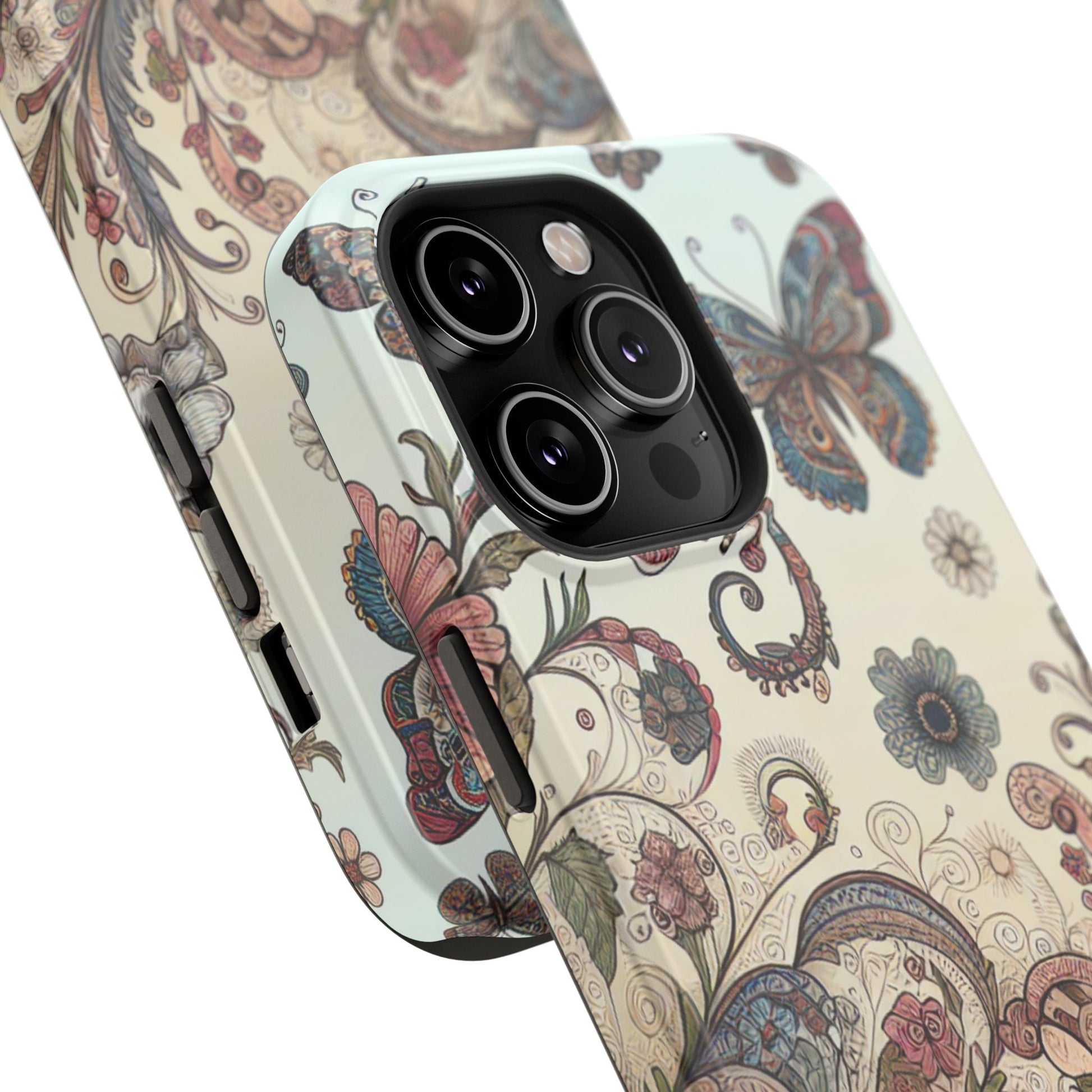 Phone Cases Whimsical Butterflies and Sunflowers Design Printify