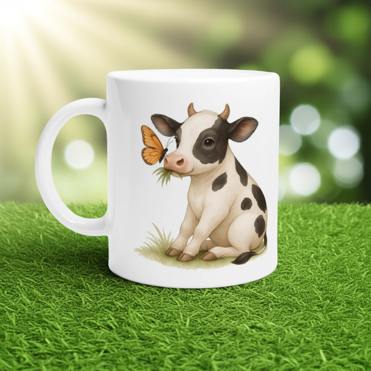 Barnyard Sarcasm - Humourous Cow Tails Collection  - 11oz Ceramic Mug- variety colored inside and handle My Store