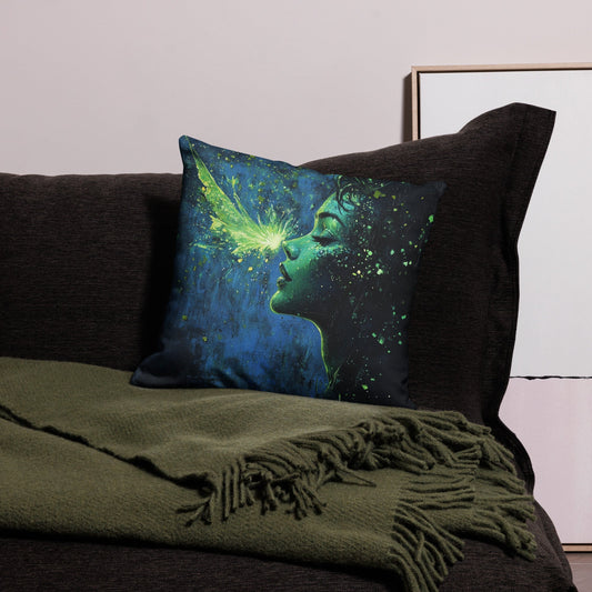 Pixie Metamorphosis - Premium Pillow - Sizes Available 18x18 and 22x22 | Unique Everyday Designz Home, Gifts & Apparel A Lid for Every Pot ~Everyday Designz~