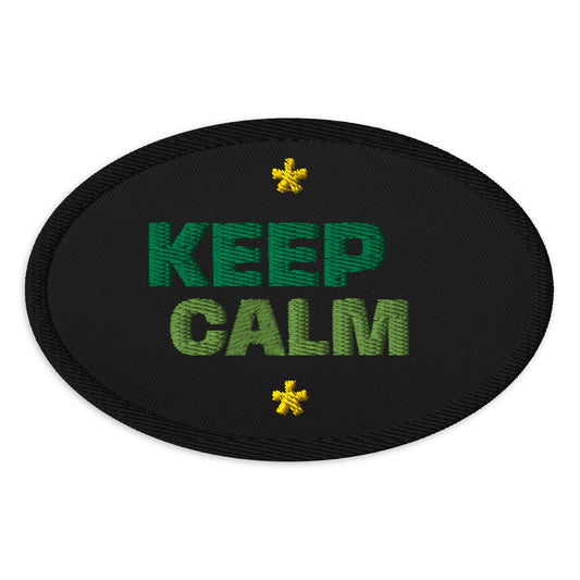 Keep Calm Embroidered patches | Unique Everyday Designz Home, Gifts & Apparel A Lid for Every Pot ~Everyday Designz~