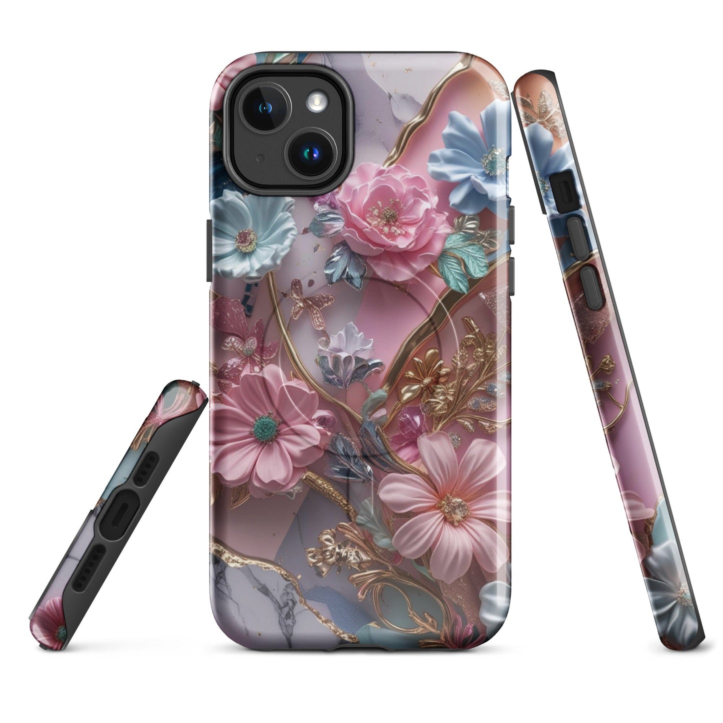 Magsafe Tough Case for iPhone® - Colorful Flowers | Unique Everyday Designz Home, Gifts & Apparel A Lid for Every Pot ~Everyday Designz~